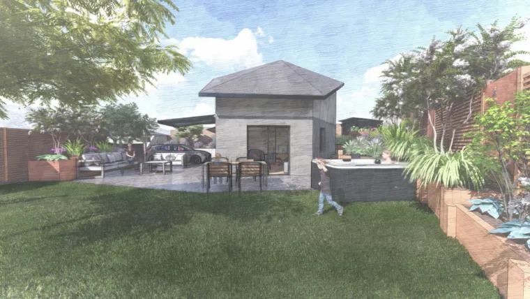 Conception d'un jardin à Groisy, Annecy, TERR'PAYSAGE